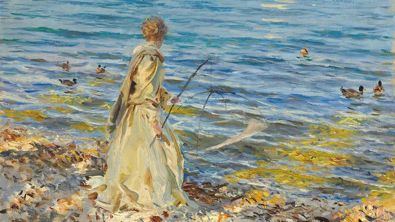 John Singer Sargent — Girl Fishing
