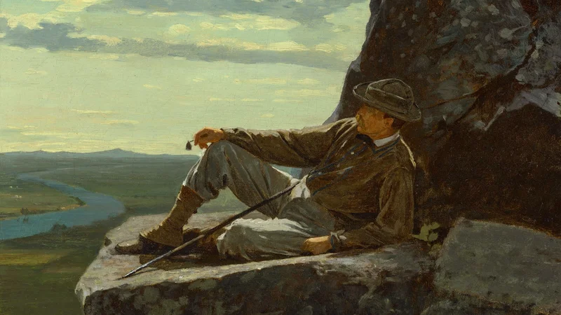 Winslow Homer — A Mountain Climber Resting