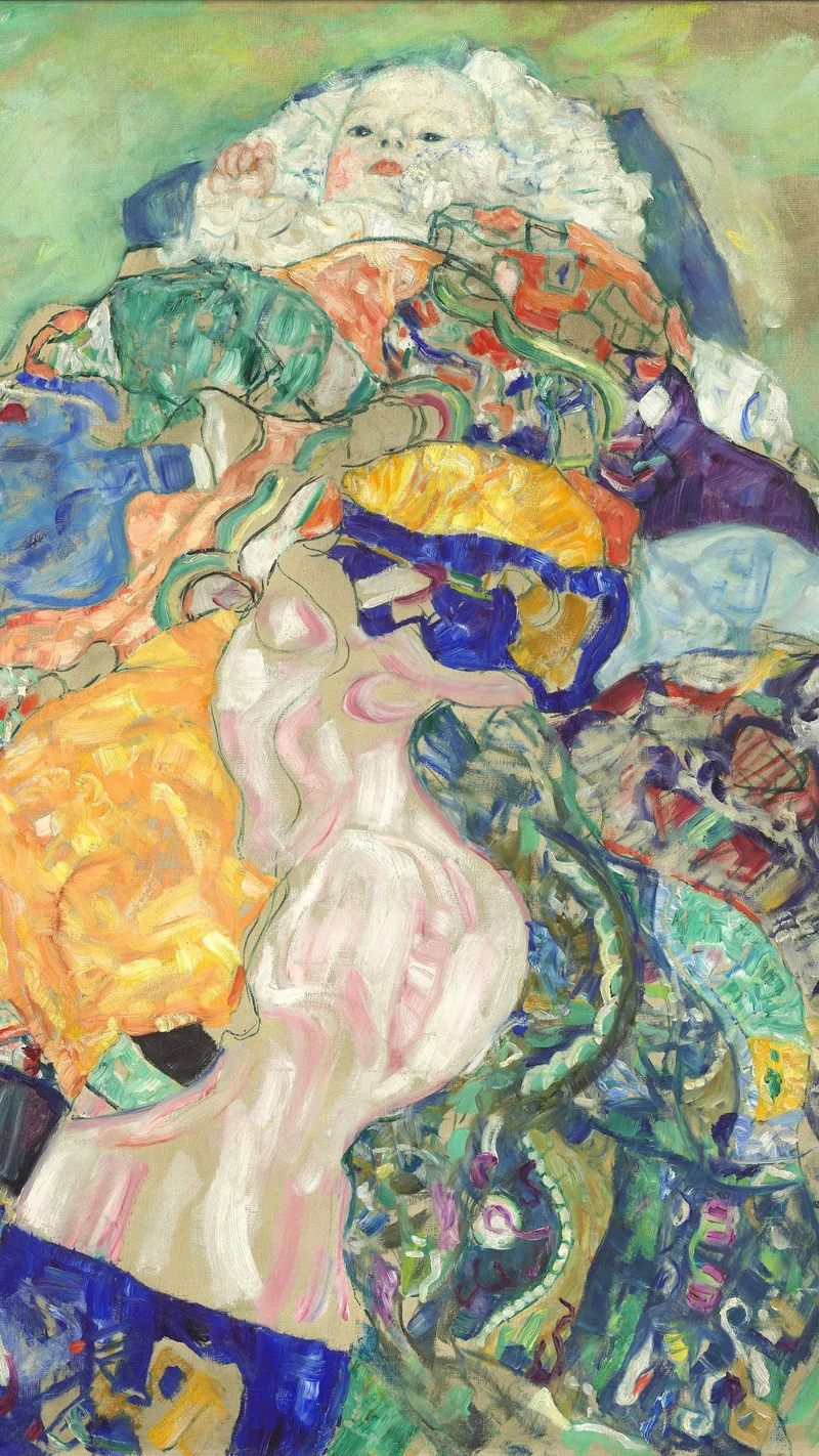Gustav Klimt — Baby (Cradle)