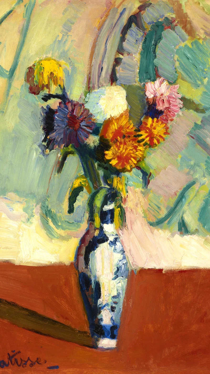 Henri Matisse — Bouquet, vase chinois