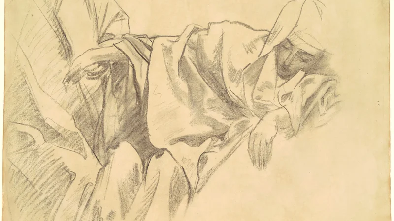 John Singer Sargent — Study of the Crucifixion for Fifteen Mysteries of the Rosary