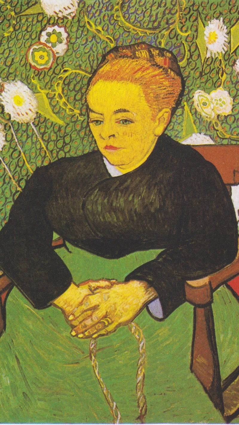Vincent van Gogh — Lullaby: Madame Augustine Roulin Rocking a Cradle (La Berceuse)