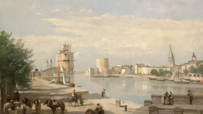 Jean-Baptiste Camille Corot — The Harbor of La Rochelle