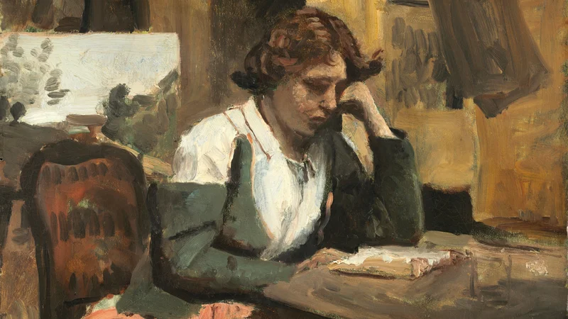 Young Girl Reading