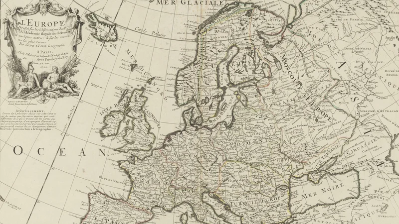Guillaume Delisle — L'Europe: dressée sur les observations de M.rs de l'Academie royale des sciences