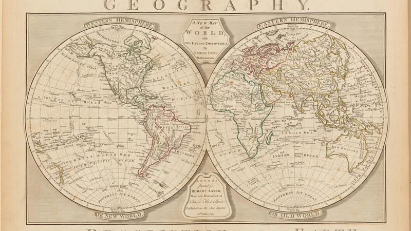 Samuel Dunn — A New Map of the World, with the Latest Discoveries