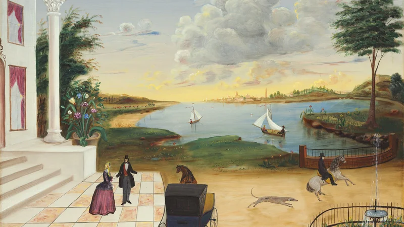 American 19th Century — Leaving the Manor House