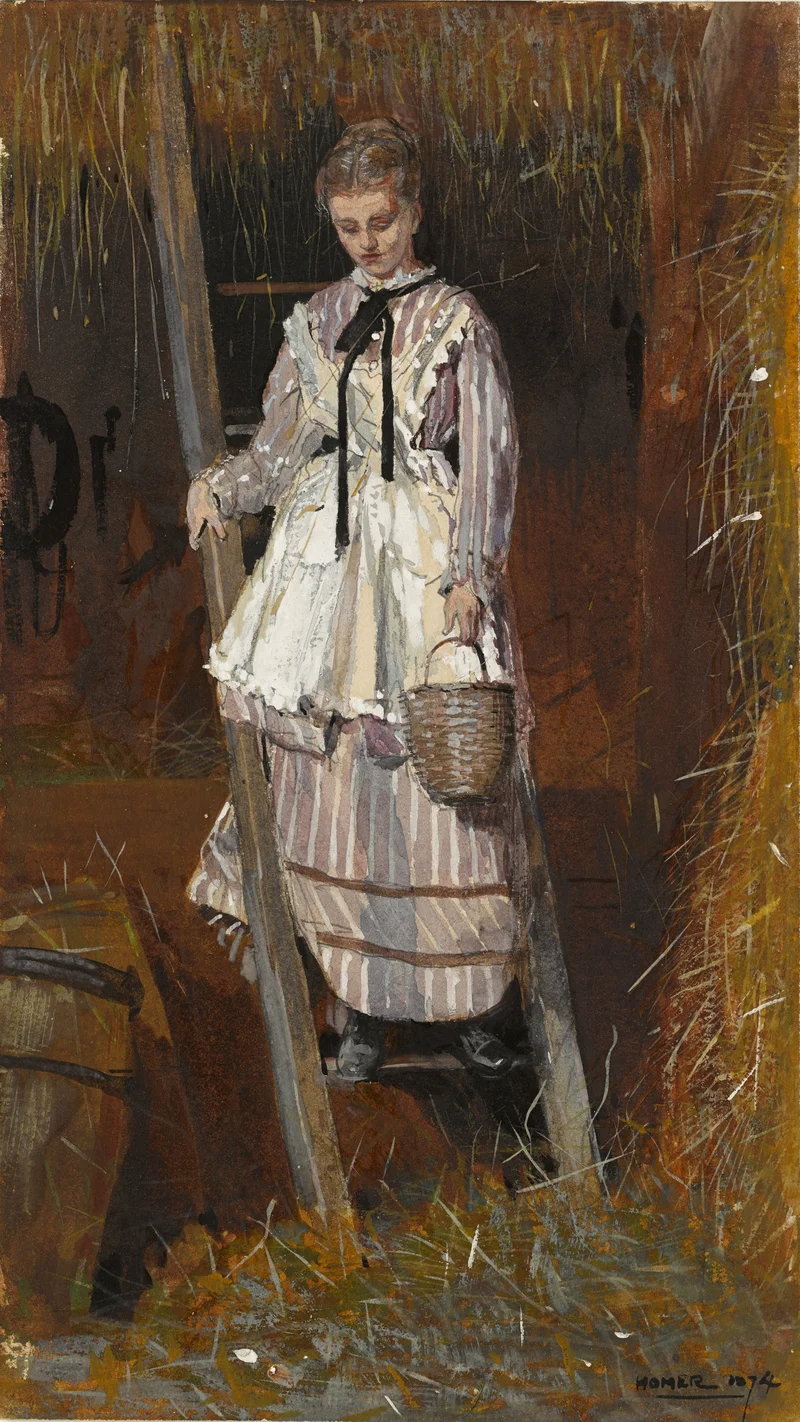Winslow Homer — Hunting for Eggs