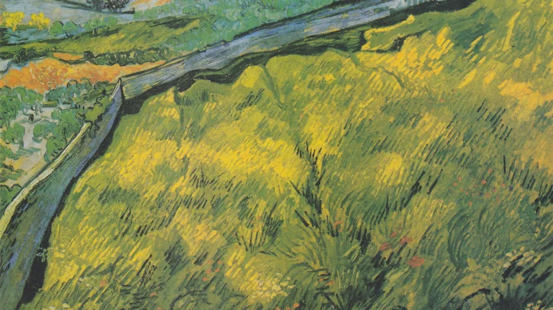 Vincent van Gogh — Enclosed Wheat Field with Rising Sun