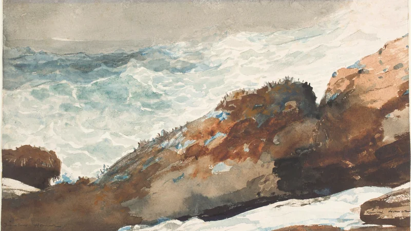 Winslow Homer — Prout's Neck, Rocky Shore
