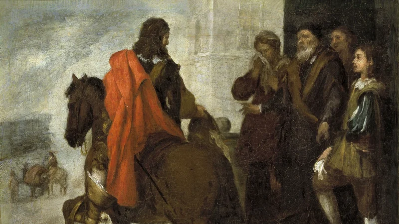 Bartolomé Esteban Murillo — The Prodigal Son taking leave of his Home