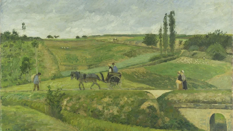 Camille Pissarro — Road to Ennery