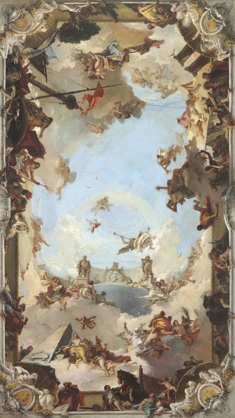 Giovanni Battista Tiepolo — Wealth and Benefits of the Spanish Monarchy under Charles III