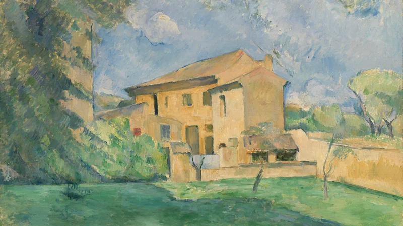 Paul Cezanne — The Farm at the Jas de Bouffan