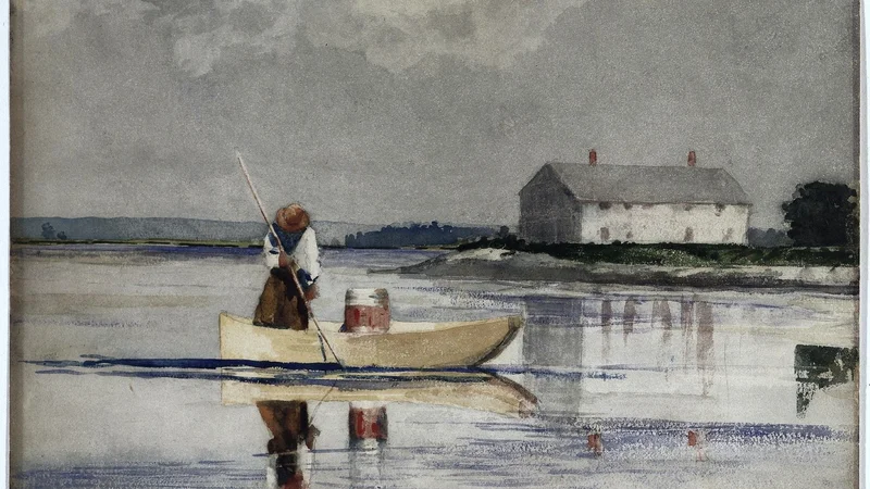 Winslow Homer — Spearing Eels