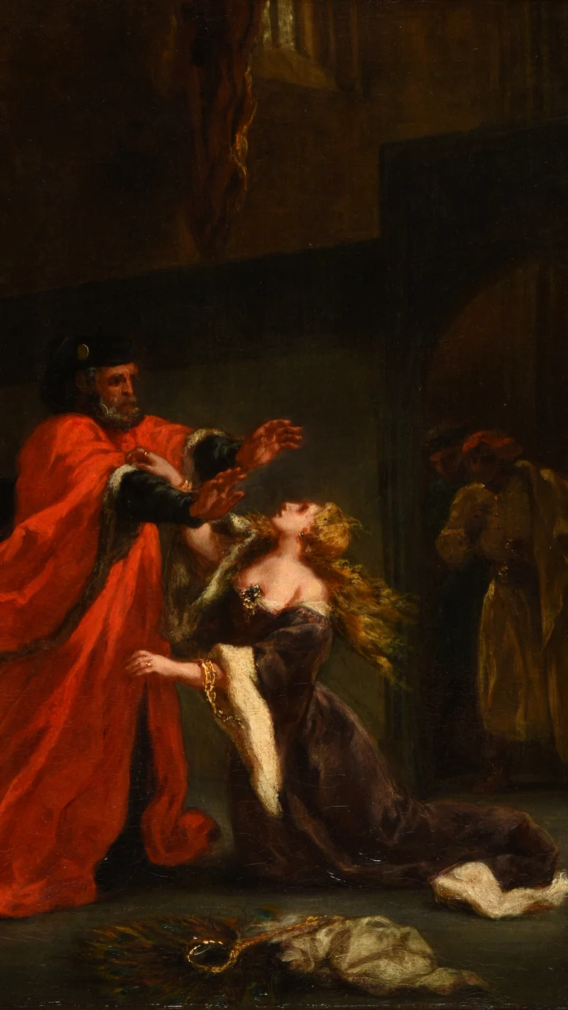 Eugène Delacroix — Desdemona Cursed by Her Father