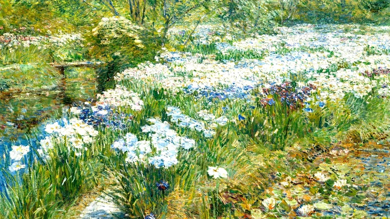 Childe Hassam — The Water Garden