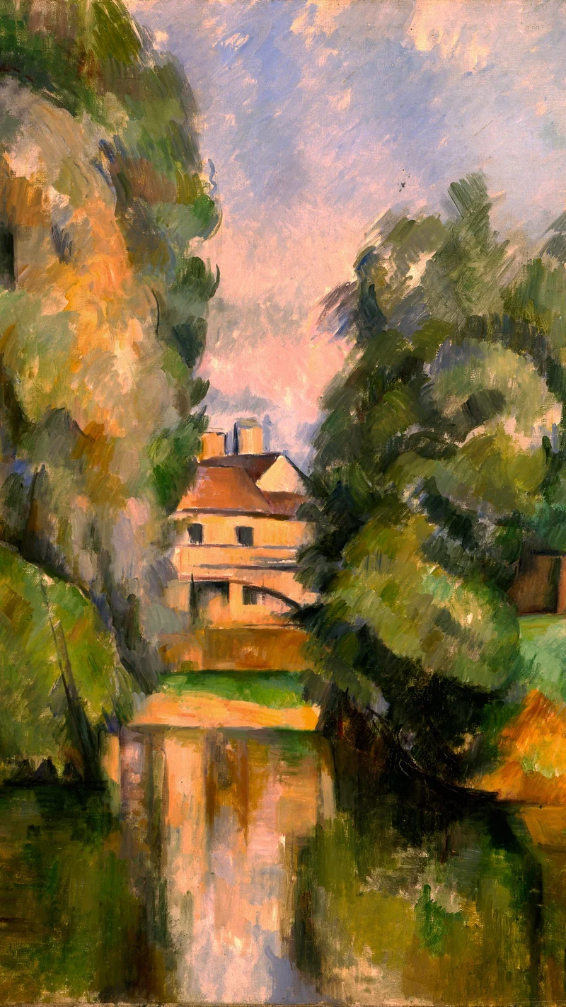 Paul Cezanne — Country House by a River