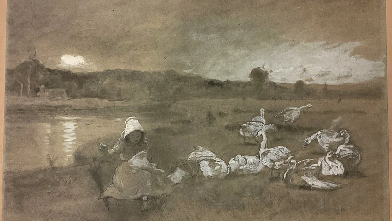 Winslow Homer — Girl and Geese