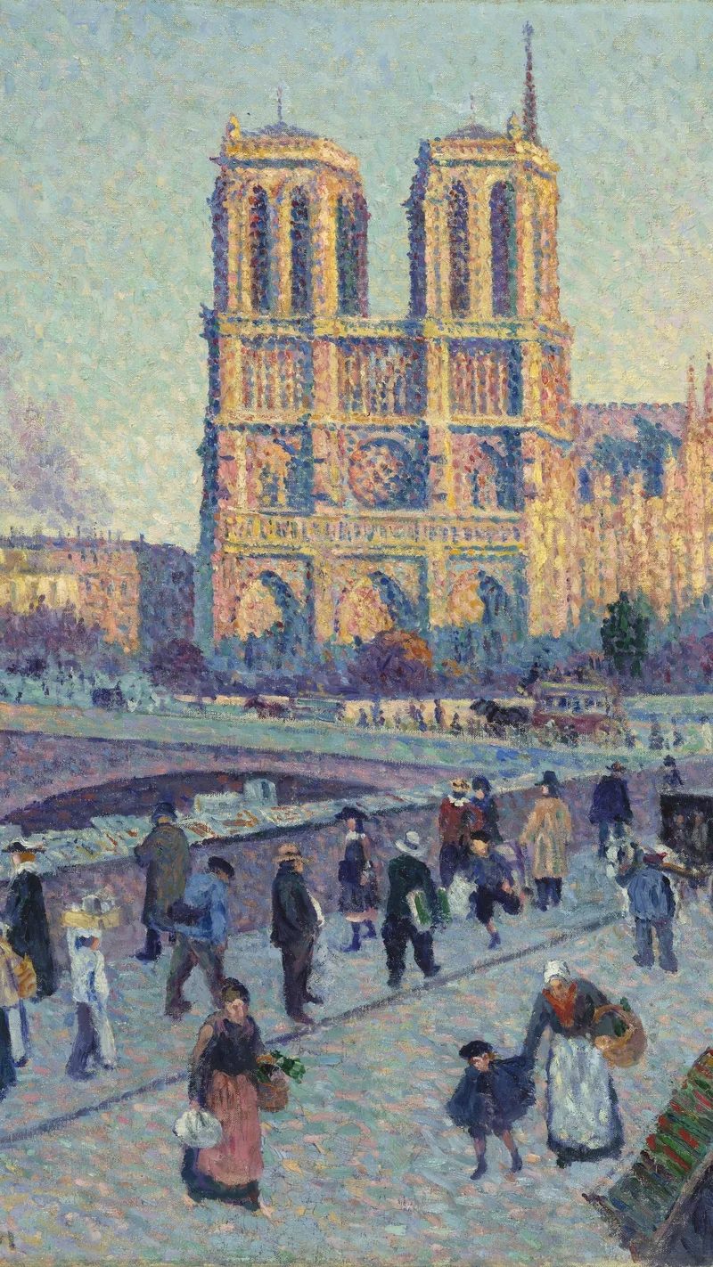 Maximilien Luce — The Quai Saint-Michel and Notre-Dame