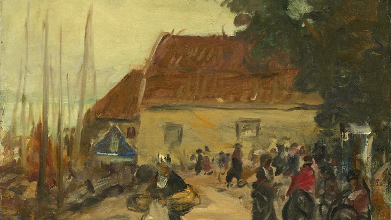 Robert Henri — Volendam Street Scene
