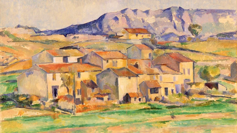 Paul Cezanne — Hameau à Payennet près de Gardanne (Hamlet at Payennet, near Gardanne)