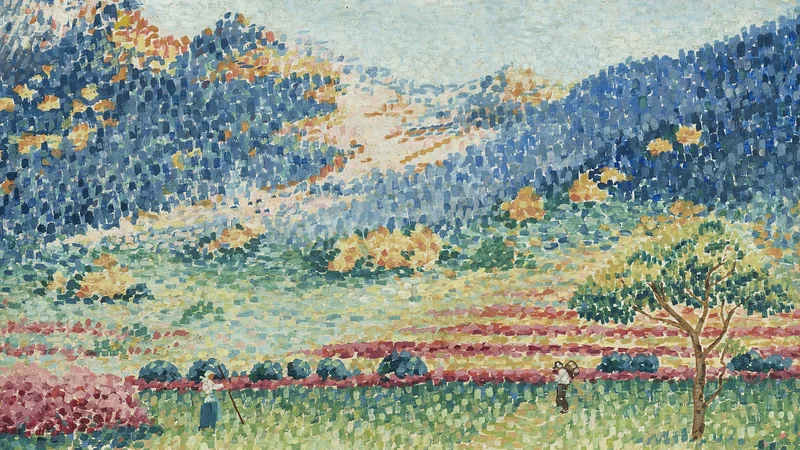 Henri-Edmond Cross — Paysage avec les petites montagnes mauresques