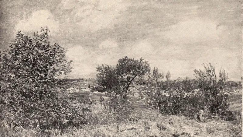 Alfred Sisley — May Afternoon in By, Near Moret-sur-Loing
