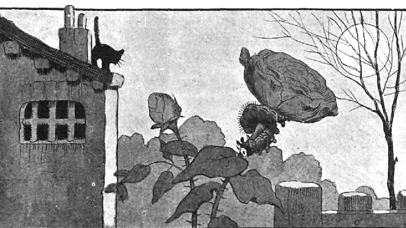 Benjamin Rabier — Jules Renard, Histoires naturelles, la chenille