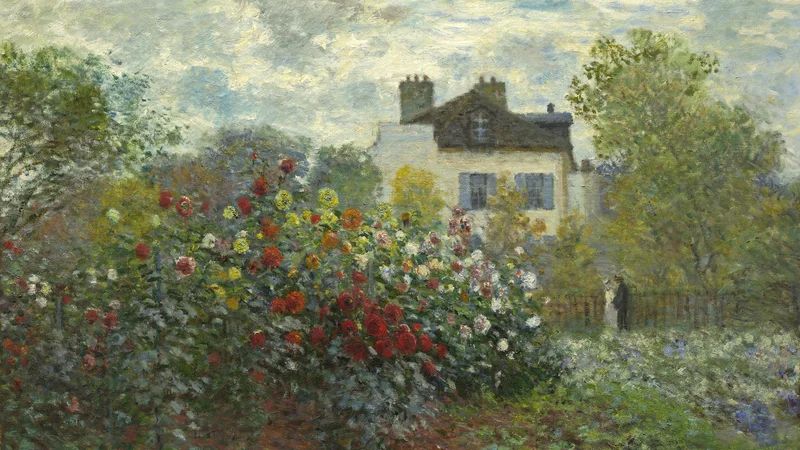 Claude Monet — The Artist's Garden in Argenteuil
