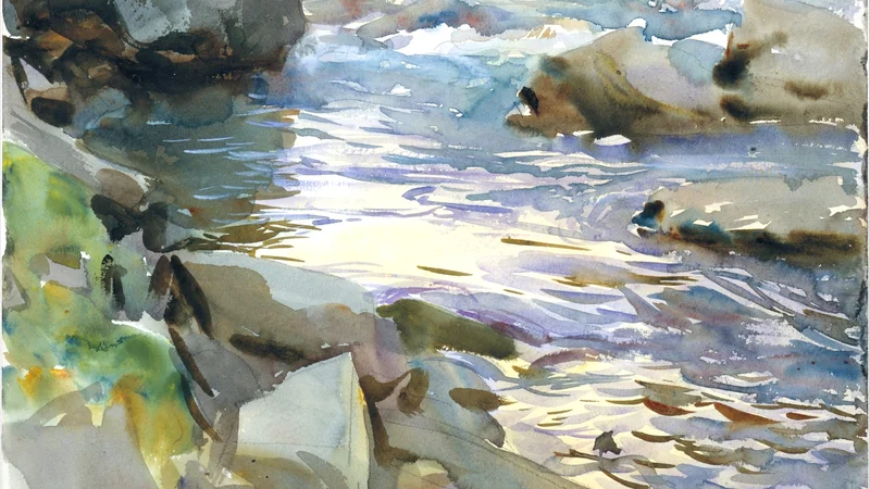 Stream and Rocks