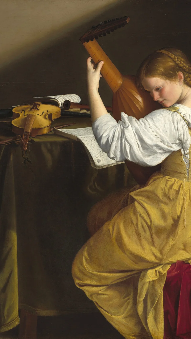 Orazio Gentileschi — The Lute Player
