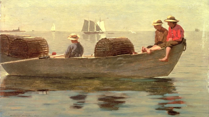 Winslow Homer — Three Boys in a Dory