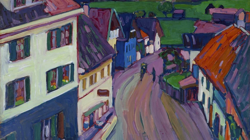 Murnau - View from the window of the Griesbräu