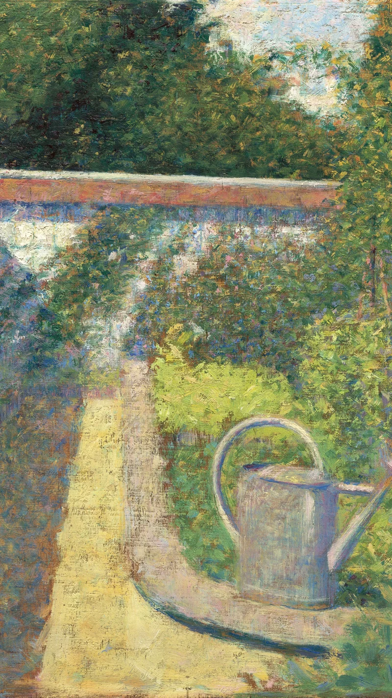 Georges Seurat — The Watering Can (Garden at Le Raincy)