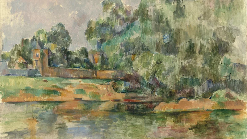 Paul Cezanne — Riverbank