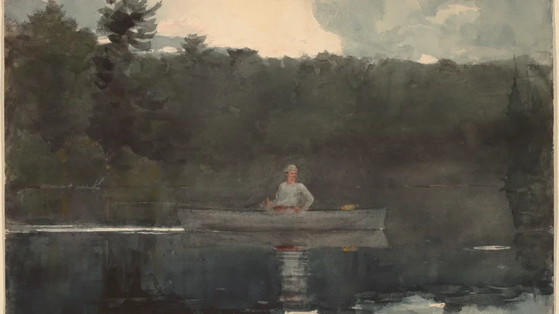 Winslow Homer — The Lone Fisherman