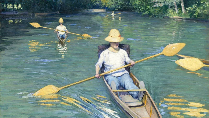 Gustave Caillebotte — Skiffs