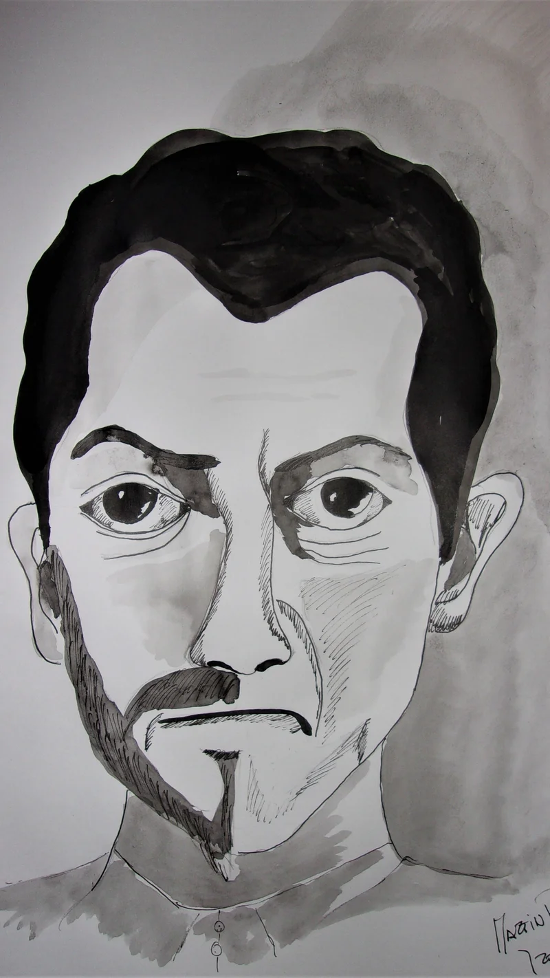 Martin Pereira — Portrait of Man Ray