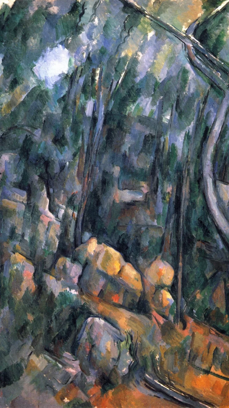Paul Cezanne — Forest Near the Rocky Caves Above the Chateau Noir