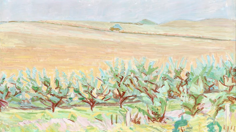 Niels Larsen Stevns — Landscape at Bautahøj