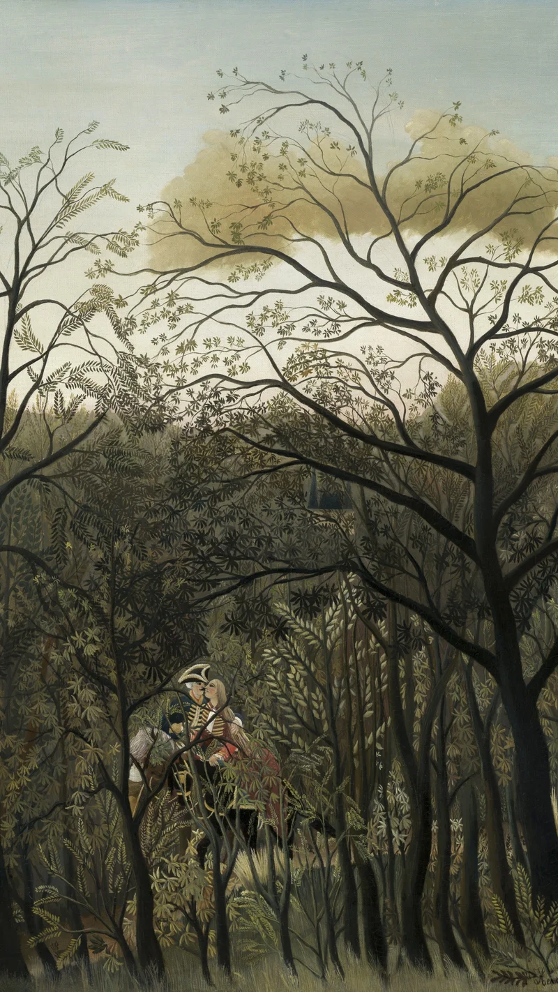 Henri Rousseau — Rendezvous en el bosque