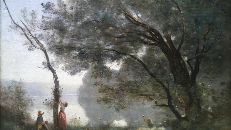 Jean-Baptiste Camille Corot — Recollection of Mortefontaine