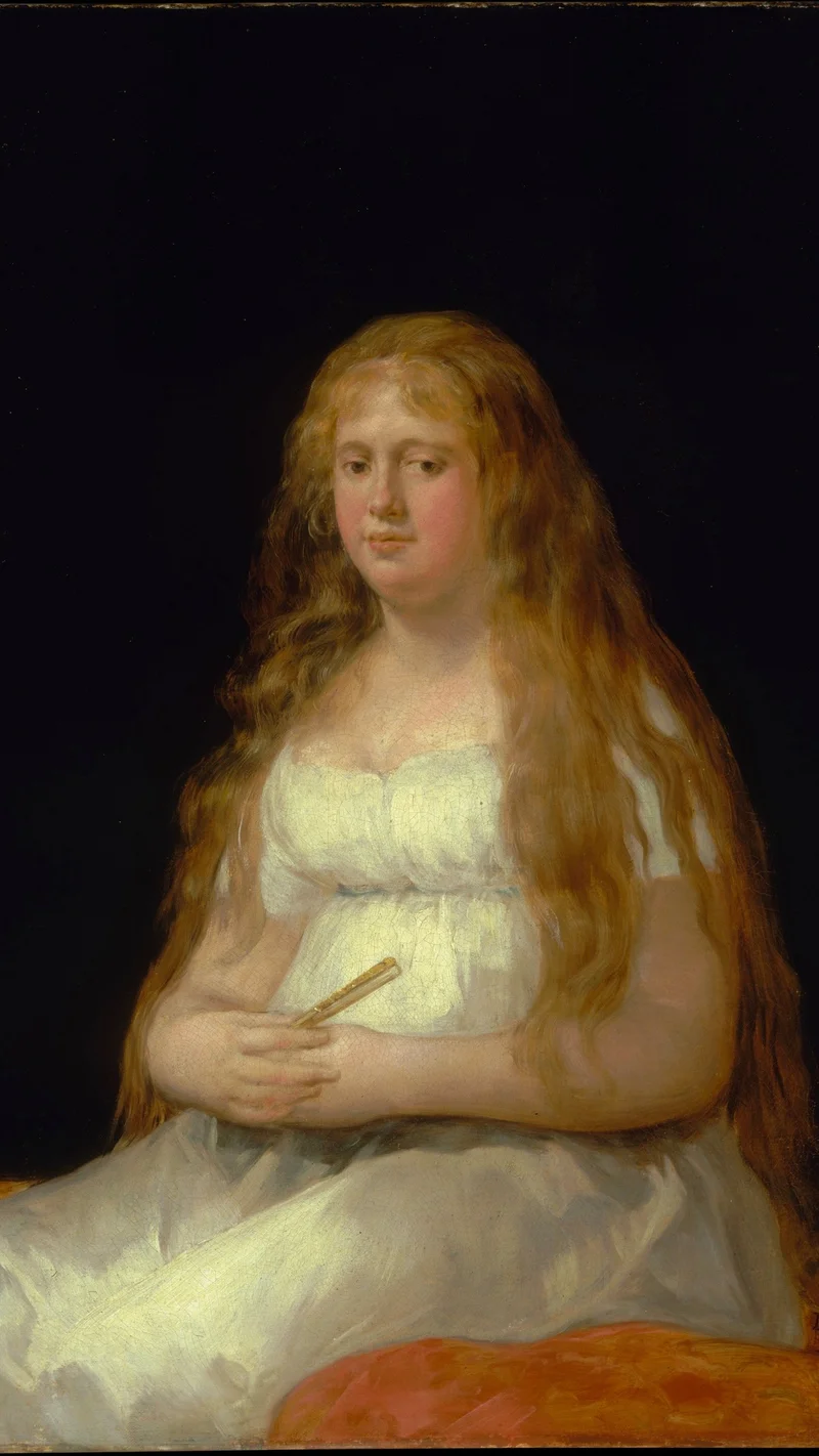 Francisco Goya — Portrait of Josefa de Castilla Portugal y van Asbrock de Garcini