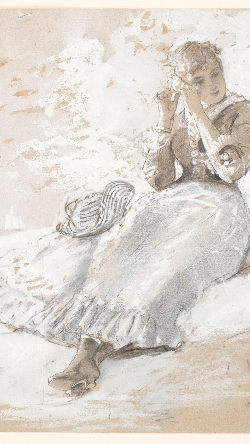 Winslow Homer — Jeune fille avec un coquillage à l'oreille
