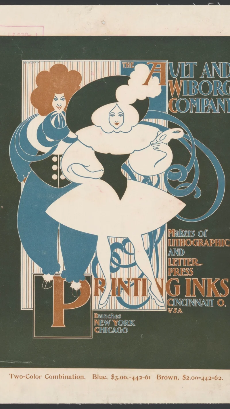 Will Bradley — Ault and Wiborg Company, makers of lithographic and letter press printing inks