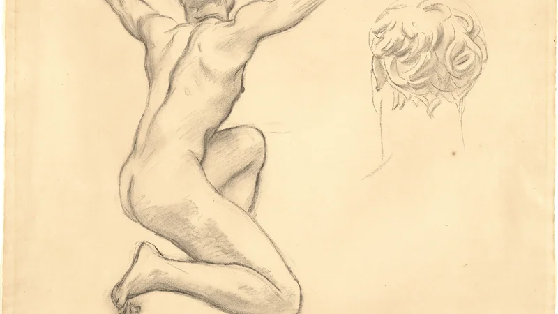 John Singer Sargent — Studies for "The Unveiling of Truth"