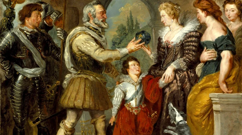 Eugène Delacroix — Henri IV Conferring the Regency upon Marie de' Medici