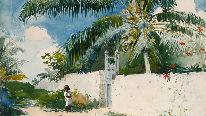 Winslow Homer — A Garden in Nassau