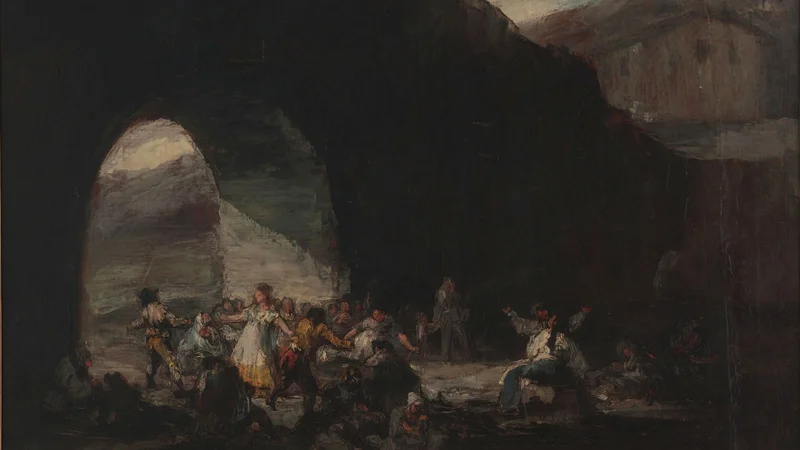 Francisco Goya — Popular Party Under a Bridge
